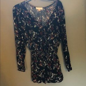 Floral print romper